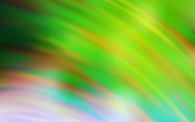 Light Green, Yellow vector pattern with curved lines. Colorful illustration in simple style with gradient. A completely new template for your design.