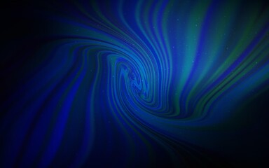 Dark BLUE vector background with galaxy stars. Modern abstract illustration with Big Dipper stars. Best design for your ad, poster, banner.