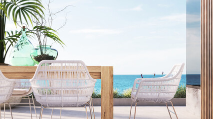 relax on the beach