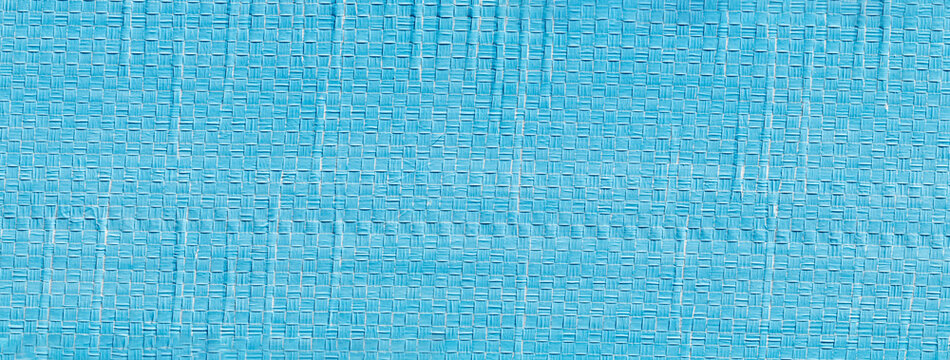 Textured Background Of A Blue Nylon Tarpaulin - High Resolution Texture