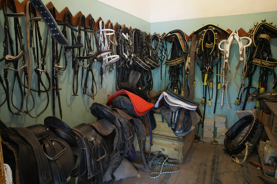 Storage Room with Riding Tack