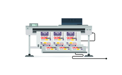 Large format plotter for printing 