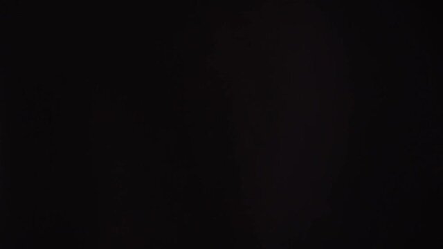 Soldier clears room with shotgun, towards camera