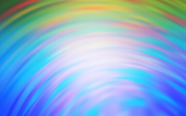 Light Blue, Yellow vector texture with bent lines. A circumflex abstract illustration with gradient. New composition for your brand book.
