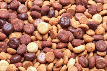Traditional sweets for the celebration of Saint Nicolas or Sinterklaas, a dutch holiday