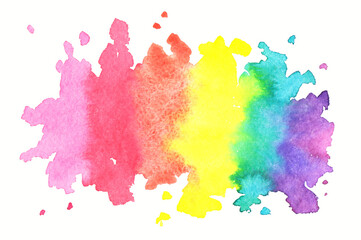 Hand drown watercolor abstract art background