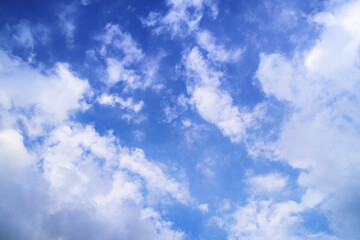 Blue Sky with Clouds, Background Material.