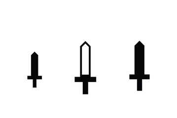 Sword icon vector design 