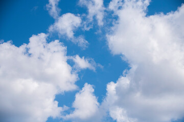 Obraz na płótnie Canvas blue sky and white clouds 