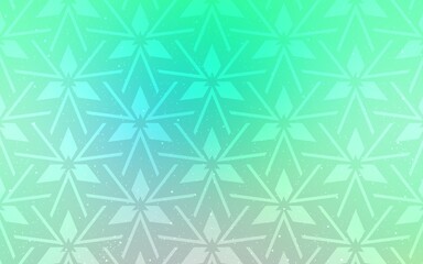 Fototapeta premium Light Green vector background with triangles. Triangles on abstract background with colorful gradient. Pattern for booklets, leaflets