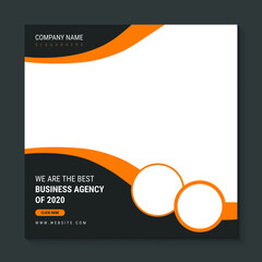 Corporate Business Social Media Banner template for Facebook and Instagram