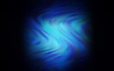 Dark BLUE vector template with space stars. Shining colored illustration with bright astronomical stars. Smart design for your business advert.