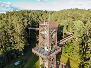 Laju takas watchtower in Anyksciai, Lithuania