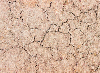 Dry cracked ground  the frame as background