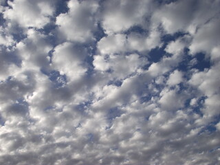 blue sky with clouds