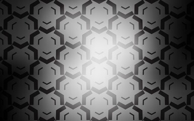 Light Gray vector pattern with curved lines. An elegant bright illustration with gradient. Colorful wave pattern for your design.