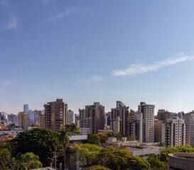 Fototapeta na wymiar Belo Horizonte traditional district skyline