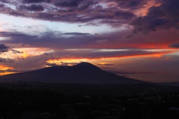 Atardecer en El Salvador