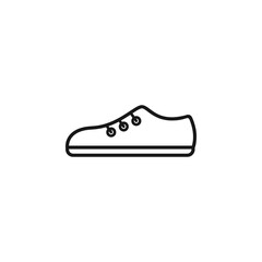 Shoes icon flat vector illustration