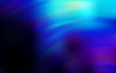 Dark BLUE vector backdrop with curved lines. Shining colorful illustration in simple style. Elegant pattern for a brand book.
