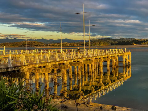 Ohope Harbour And Wharf in New Zealand Near Whakatane