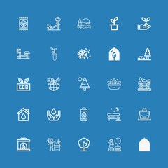 Editable 25 tree icons for web and mobile
