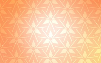 Light Orange vector background with polygonal style. Modern abstract illustration with colorful triangles. Template for wallpapers.
