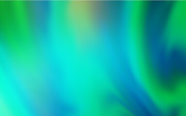 Light Green vector abstract blurred layout. Glitter abstract illustration with gradient design. Background for a cell phone.