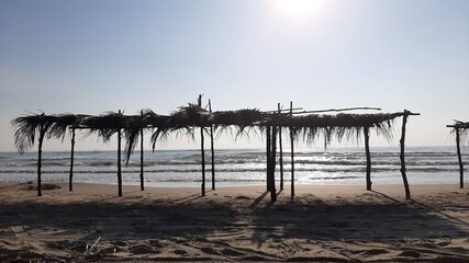 Obraz premium beach at sunset