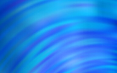 Light BLUE vector background with bent lines. A sample with colorful lines, shapes. Colorful wave pattern for your design.