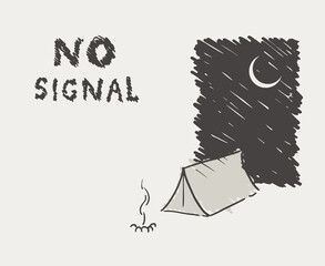 Design of camping at night