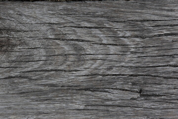 Naklejka premium 枕木に使われた古い木材