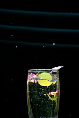 Beautiful closeup photograph of water splash.