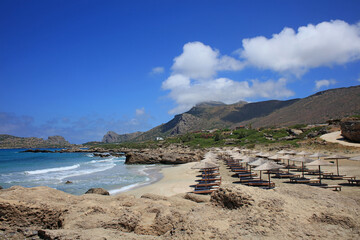 Blue lagoon falassarna beach crete island summer 2020 covid-19 holydays modern high quality prints