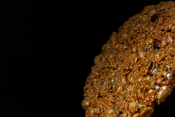 Traditional Mexican candy sweet Palanqueta with peanuts and amaranto seeds,