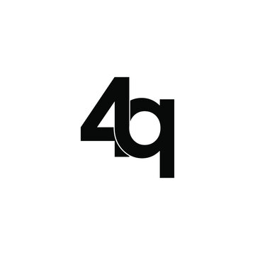 4q letter original monogram logo design