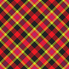 Classical checkered tartan pattern.