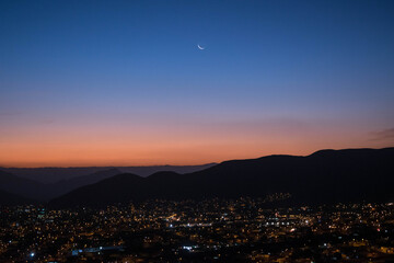 Atardecer lunar