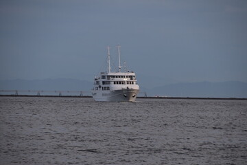 Osaka bay in Kobe city, Japan