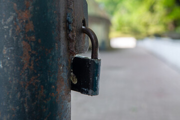 lock on the gate