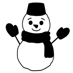雪だるま　snowman