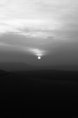 Fototapeta premium sunset at panna tiger reserve 