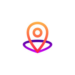 pin for travel logo design