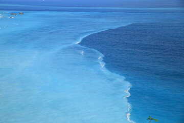 Blue ocean background texture