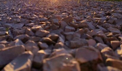 Fototapeta premium pebbles on the beach