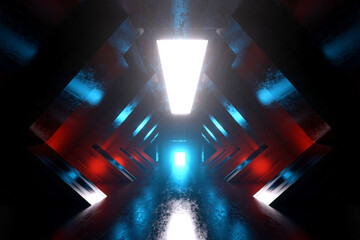 A Science fiction Tunnel Animation