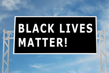 BLACK LIVES MATTER! concept