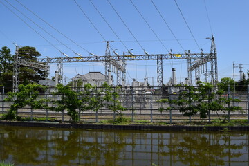 屋外変電設備