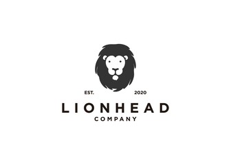 lion logo illustration design