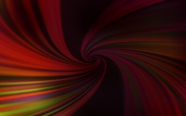 Dark Red vector layout with curved lines. A sample with colorful lines, shapes. Abstract design for your web site.